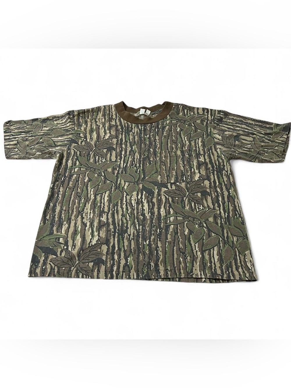 Vintage 90s Liberty Realtree Camo Pocket Shirt Size Boxy XL
